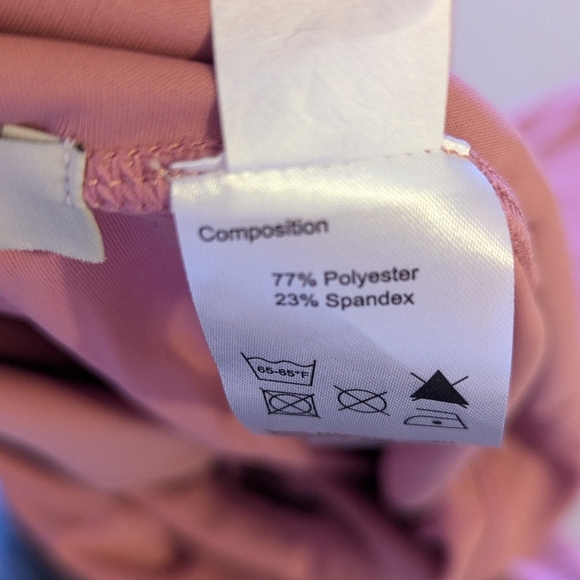 Leggings Falabella Peach Leggings Size 2XL High Rise Stretch Lightweight Pock - Picture 9 of 12